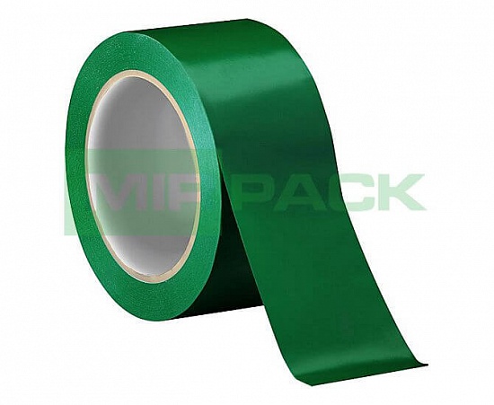 Скотч упаковочный зеленый 50 мм 66 м 45 мкм - Вид 1